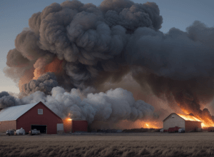Масштабна пожежа у Німеччині: тисячі курей загинули на біофермі поблизу Бад-Фаллінгбостеля