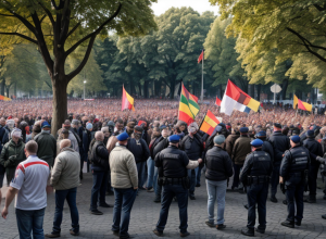Протест у Берліні: Депутати AfD втекли з Герліцького парку під охороною поліції