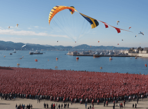 Світові події в фотографіях: Октоберфест, мігранти, навчання та фестиваль повітряних зміїв
