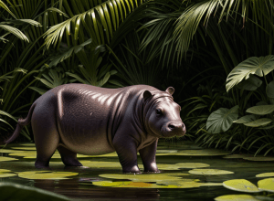 28 кілограмів чистої милоти: Берлінський зоопарк вітає новонародженого карликового бегемота