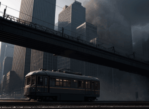 Героїчний порятунок: Жінка у навушниках впала на колії перед швидкісним трамваєм