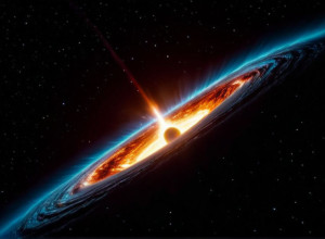 Космічний феєрверк: Чорна діра затьмарила 10 триллионів Сонць