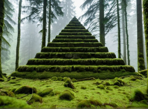 Таємнича піраміда у німецькому лісі: вражаючі кадри з дрона