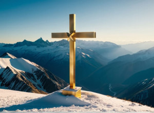 Золотий Хрест на Вершині Цугшпітце, Символ Німеччини, Демонтований для Реставрації Через Вандалізм