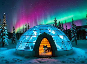 Зірка "Кёльна" Лука Вальдшмідт на "морозному" відпочинку у Фінляндії: іглу, хаски та тренування