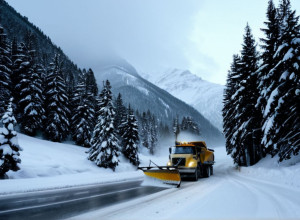 Зимове вторгнення до Німеччини: сніг, мороз та слизькі дороги