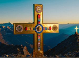 Вершина Цугшпітце: Хрест демонтували через наклейки туристів, потрібна реставрація