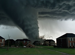 Торнадо спустошило житловий район Камбоджі, спричинивши паніку