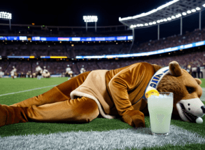 П'яний талісман влаштував ганьбу на стадіоні в Англії, ображаючи глядачів
