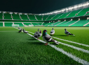 РБ «Лейпциг» бореться з нашестям голубів на стадіоні «Ред Булл Арена»