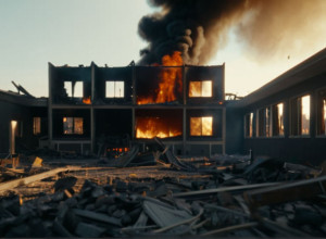 Пожежа знищила дитячий садок "Вілла Кунтербунт": збитки 1,5 мільйона євро