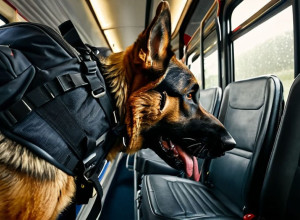Службова собака Майла знайшла кілограм марихуани в автобусі на автобані A96