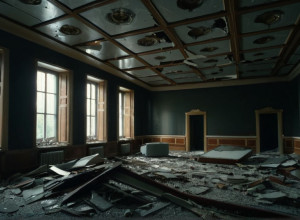 У Німеччині злодій двічі провалився крізь стелю ігрового залу, тікаючи від поліції