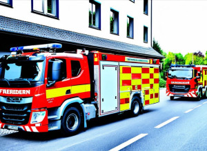 У Падерборні пожежники врятували літню жінку із задимленої квартири