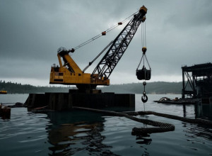 У порту Еверетта обвалився гігантський будівельний кран: двоє загиблих