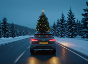 Як безпечно перевезти новорічну ялинку автомобілем: поради для водіїв