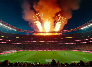 ФК "Санкт-Паулі" оштрафовано на понад 125 тисяч євро за піротехніку фанатів на дербі