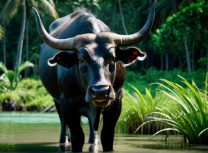 Бразильська поліція патрулює острови верхи на буйволах