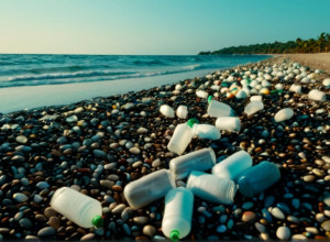 Албанський прибережний рай потопає у смітті після негоди