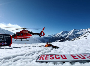 На льодовику Штубай зійшла лавина: вісім лижників врятовано, п'ятеро з них – німці