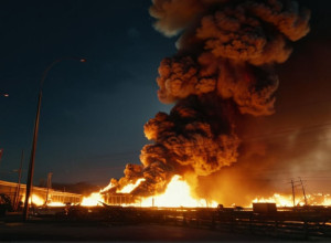 Потужні вибухи та масштабна пожежа охопили промислову зону на південь від Буенос-Айреса