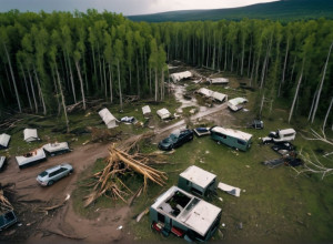 Смертоносний торнадо на Алгарве: одна загибла та 21 поранений у Португалії