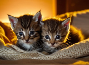 Собака врятувала двох кошенят, знайдених біля загиблої матері на дорозі в Баварії