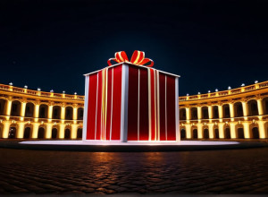 Новий McDonald’s у Нідерландах: ресторан у вигляді різдвяного подарунка та безкоштовні бургери