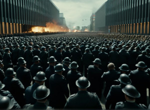 Масові сутички в Гіссені: 2000 осіб у масках напали на поліцію