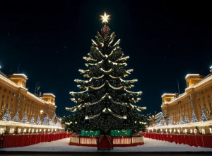 У Нью-Йорку знову засяяла різдвяна ялинка біля Рокфеллер-центру