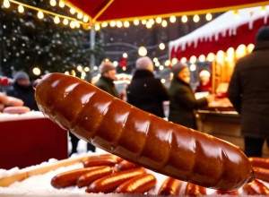 Дебош на різдвяному базарі в Пфаффенгофені: Чоловік кидав ковбасу та нападав на людей