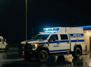 Спецоперація в Ербаху: броньований автомобіль SEK протаранив фургон із забарикадованим підозрюваним