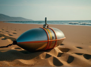 Знахідка на пляжі Амрума обернулася вибухом: чоловік просвердлив буй і отримав важкі опіки