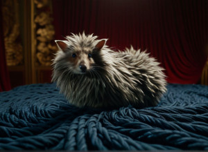 Відео, що шокувало: Жінка в сукні з живих пацюків стала вірусною зіркою