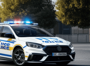 Напад на поліцейську машину: Нігерієць (30) душив та кусав поліцейську – деталі інциденту