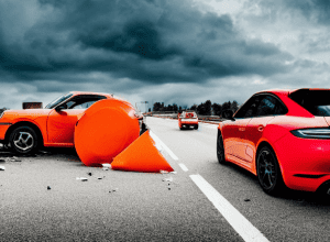 ДТП на A7: Porsche зіткнувся з вантажівкою