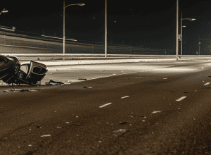 ДТП на A61: Автомобіль 28-річної жінки перекинувся