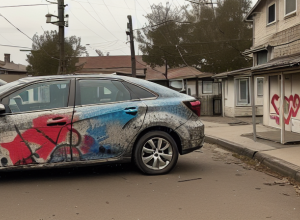Вандалізм в Ормесхаймі: Невідомі обікрали автомобіль фарбою