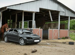 Трагічна ДТП у Вупперталі: 82-річний водій загинув в аварії з конем