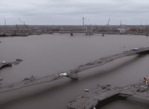 Перекриття мосту Norderelbbrücke через будівельні роботи