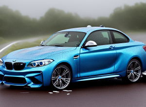 BMW втратив керування на B10 під час дощу
