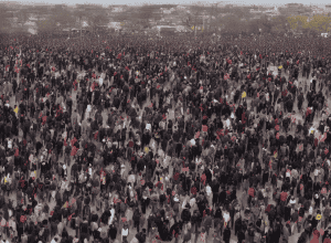 Масова бійка на весняному фестивалі в Штральзунді