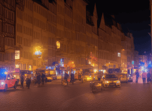 Франкфурт: Оголений чоловік хуліганив на вулиці Niddastraße