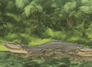 Турист у зоопарку сплутав крокодила зі статуєю