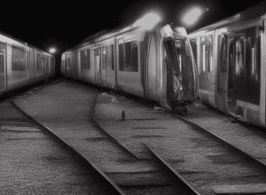 У Гаммі пошкодили швидкісний потяг камінням