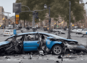 ДТП в Альтдорфі: Поліцейська машина врізалася в стовп