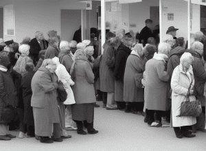 Величезні черги в Біттерфельді: Люди годинами чекають на прийом до лікаря