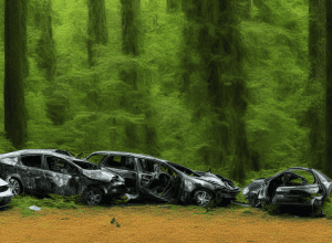 Аварія в Аденау: Автомобіль злетів у ліс