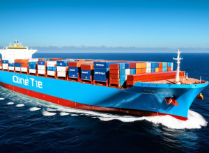 Рекордний вантажний корабель прямує до Європи з найбільшим вантажем за всю історію