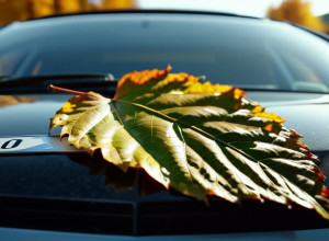 Курйозний випадок: У Німеччині водійка прикрила прострочені номери листям
